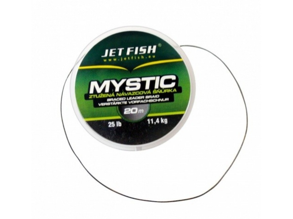 Jet Fish Návazcová šňůrka Mystic 25lb 20 m