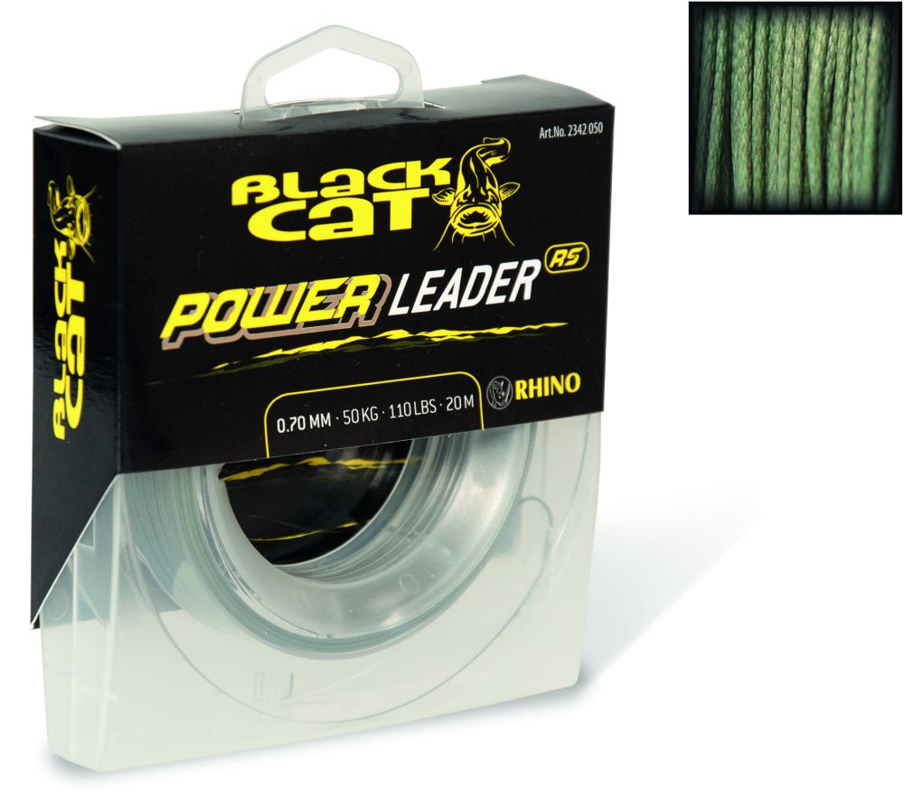 Black Cat Power Leader 1,20mm, 20m, 100 kg / 220 lbs