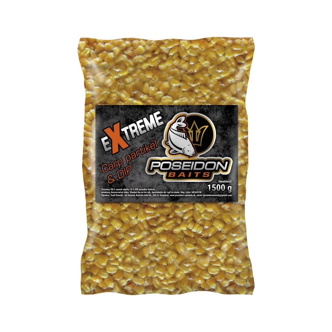 Poseidon vařená kukuřice v dipu 1500g natur
