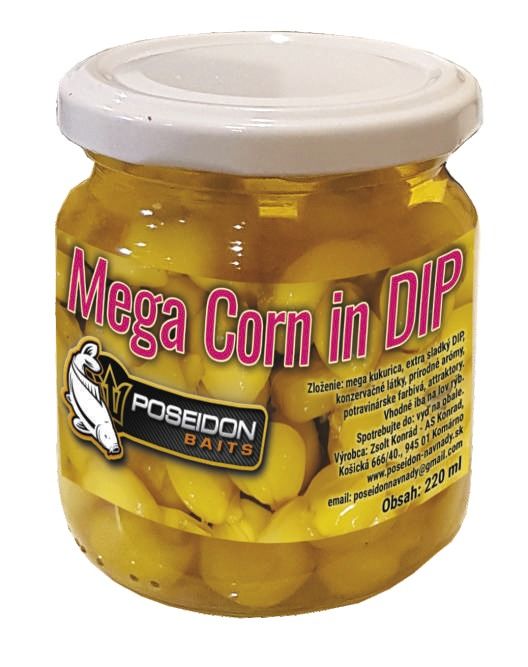 MEGA vařená kukuřice v nálevu 220ml - natur