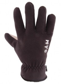 D.A.M Rukavice teplé microfleece L černé