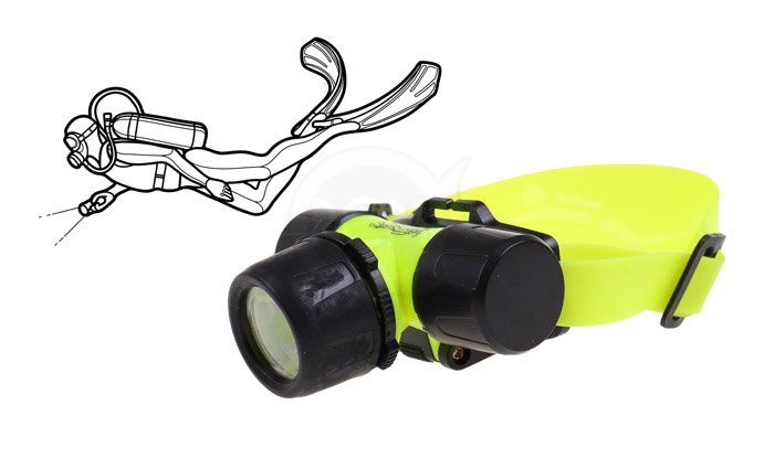 albastar potápěčská čelovka do 25m 3w led