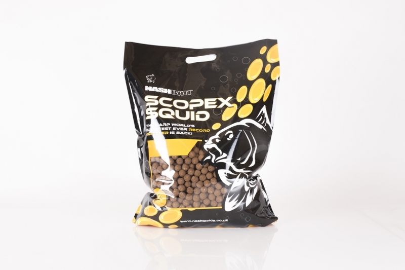 Nash Scopex & Squid Stabilised Boilies 20mm 1kg