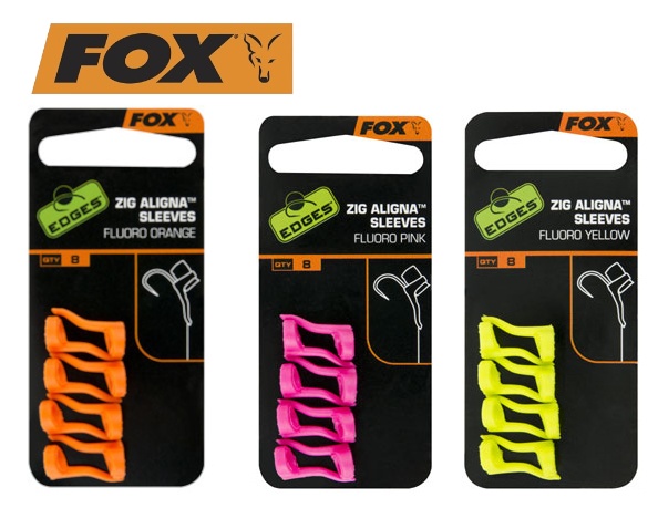 Fox Zig Aligna Sleeves Brown - převlek na háček pro zig rig hnědý