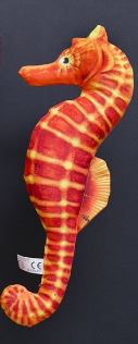 Polštářek Mořský Koník Mini Červený 40 cm