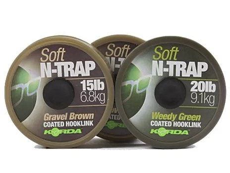 Korda Šňůrka N-Trap Soft Silt 20lb 20m