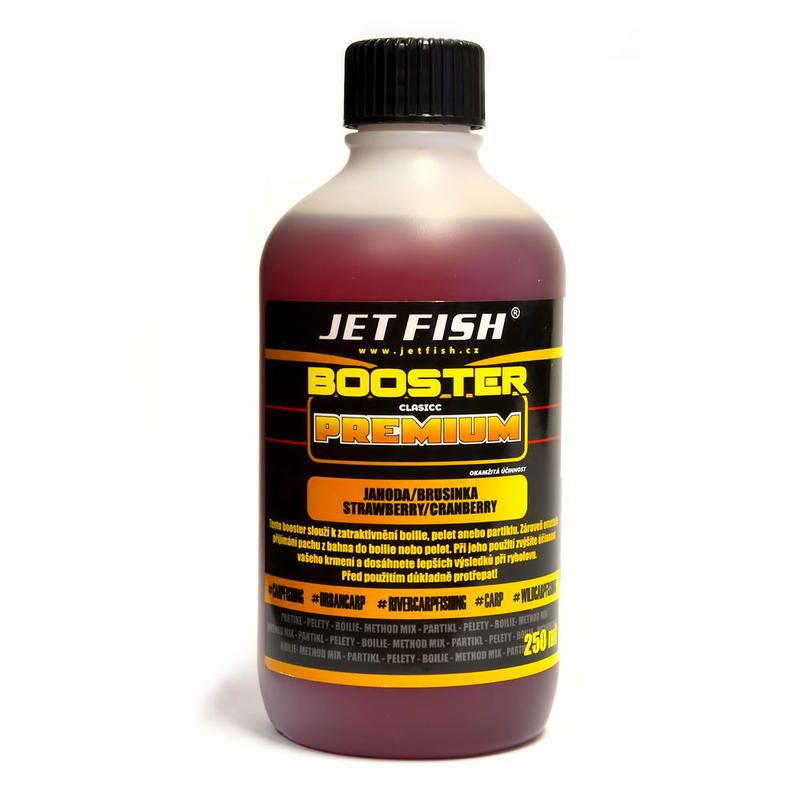 Jet Fish Premium Classic Booster 250ml - JAHODA/BRUSINKA