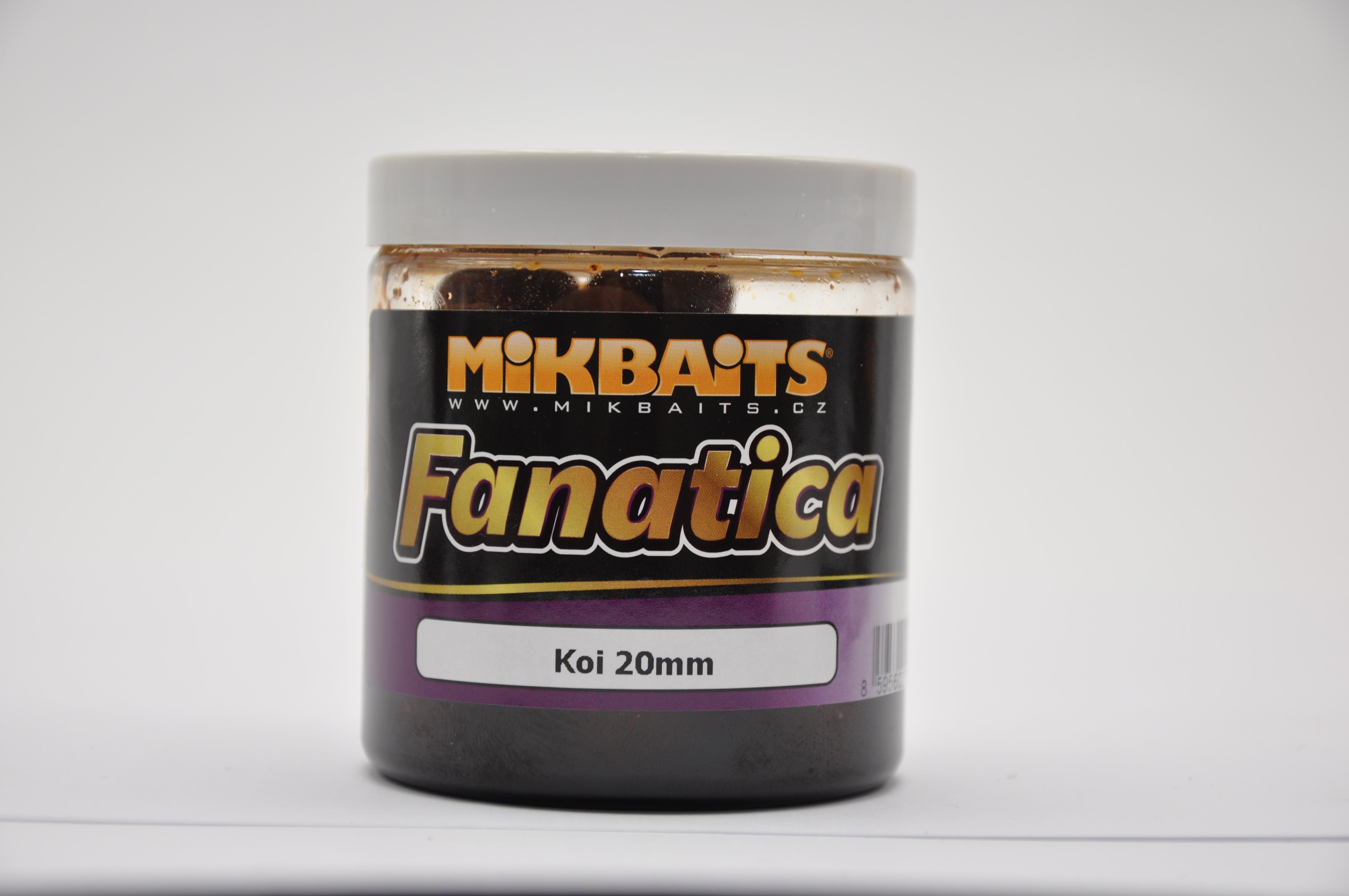 Mikbaits Fanatica boilie v dipu 250ml 16mm - KOI
