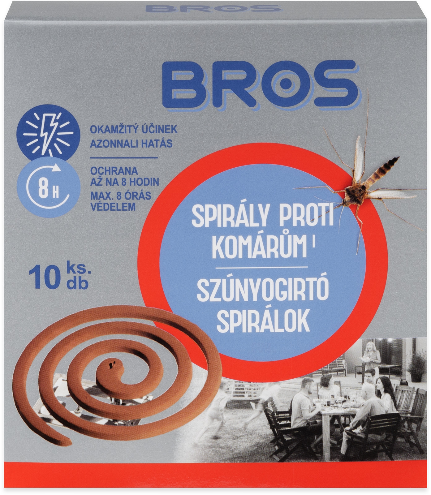 Bros Spirála Proti Komárům 10ks. bal.