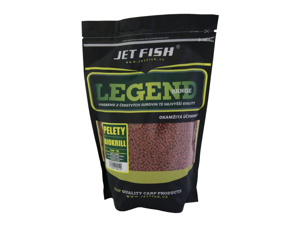 Jet Fish Legend Range Pelety 4mm 1kg - MULTIFRUIT