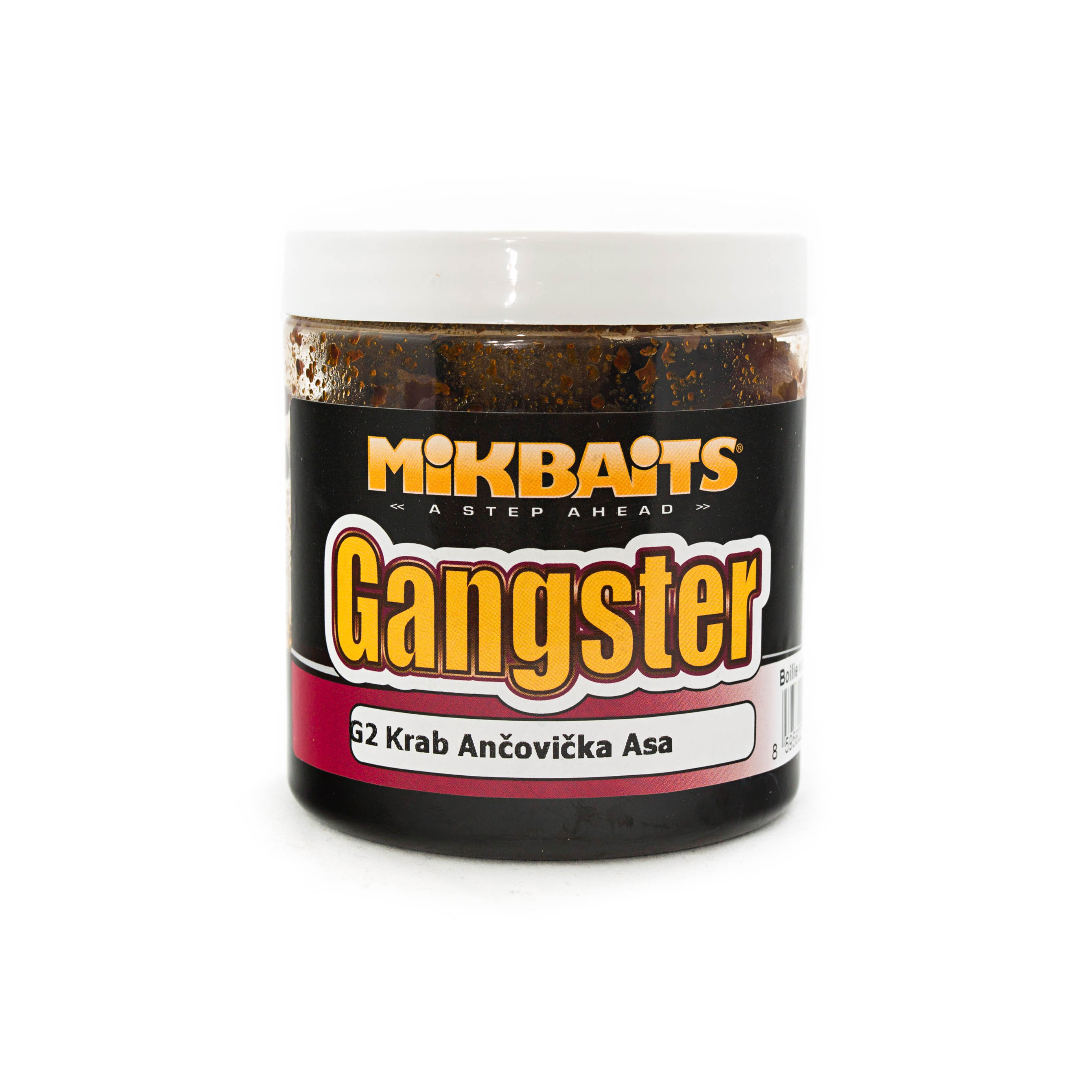 Mikbaits Gangster Boilie v dipu 250ml 16mm - G2 Krab Ančovička Asa