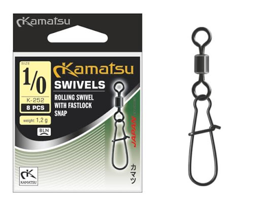 Kamatsu obratlík s karabinkou K-252 vel. 10 10ks