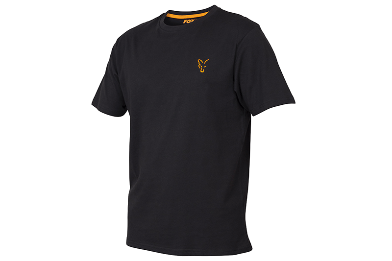 Fox Triko Collection Black/Orange T-shirt - vel. M