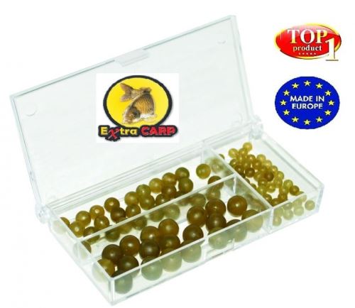 EXC GUMOVÉ KORÁLKY RUBBER BEADS SET 100KS