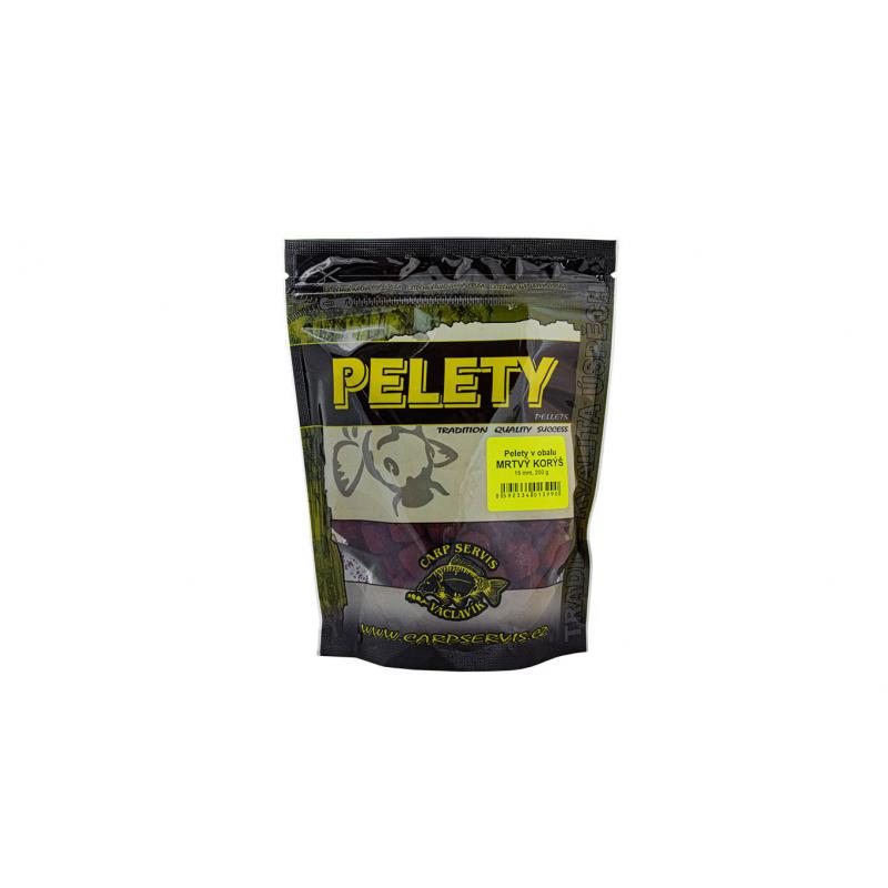 PELETY V OBALU - 200 G/15 MM/MRTVÝ KORÝŠ