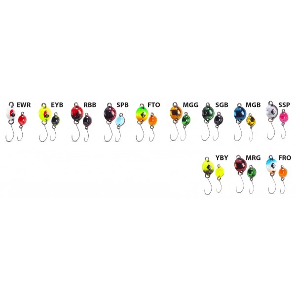 Třpytka Iron Trout Button Spoon Barva EYB