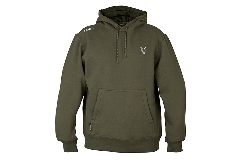 FOX COLLECTION GREEN & SILVER HOODIE XXXL