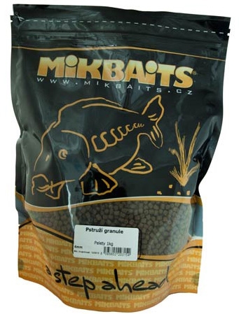 Mikbaits Pelety 1kg 8mm - Pstruží granule