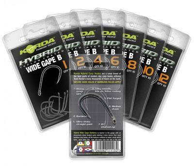 KORDA HÁČKY BEZ PROTIHROTU WIDE GAPE B VEL. 8