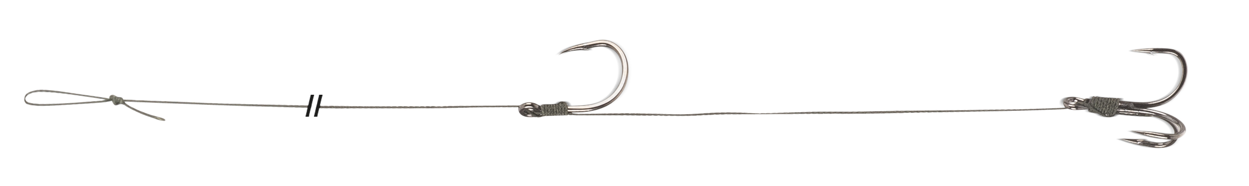 Uni Cat návazec Single/Treble Hook Rig Nosnost 67 kg