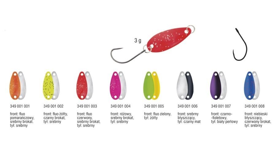 Konger Trout Spoon Plandavka 3g zelená