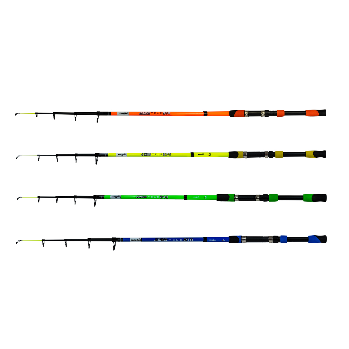KAMASAKI RYBÁŘSKÝ PRUT JUNIOR TELE modrý 210cm