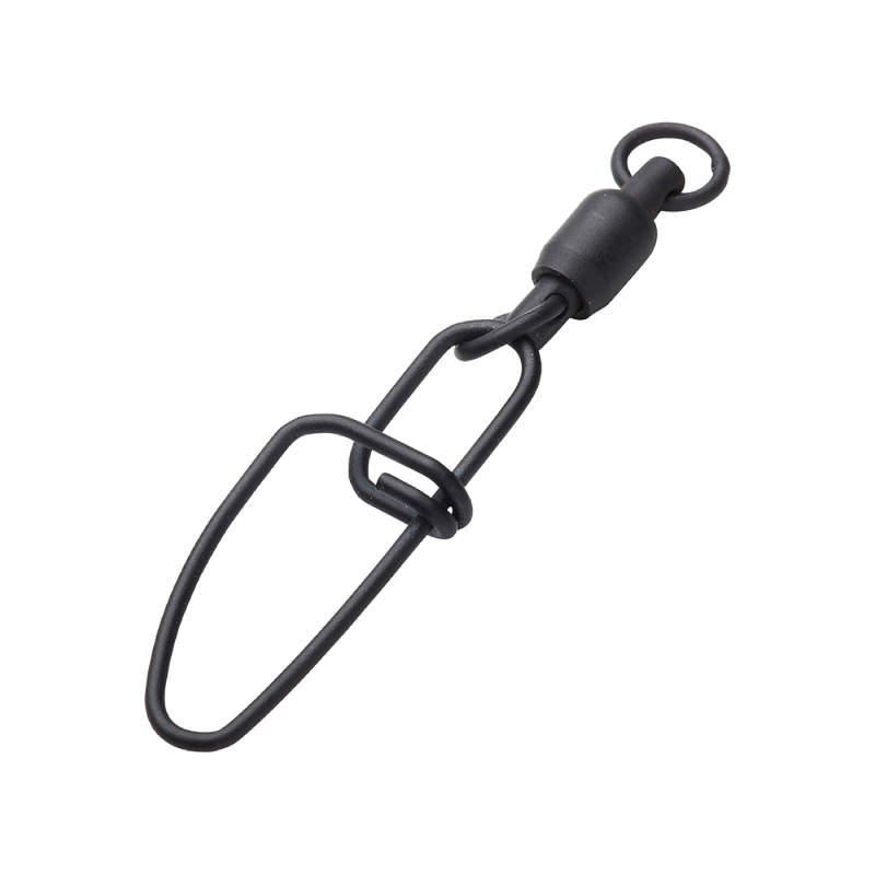 Madcat STAINL. BB SWIVELS W. CROSSL. SNAP #3 200LB 90KG BLACK 3PCS