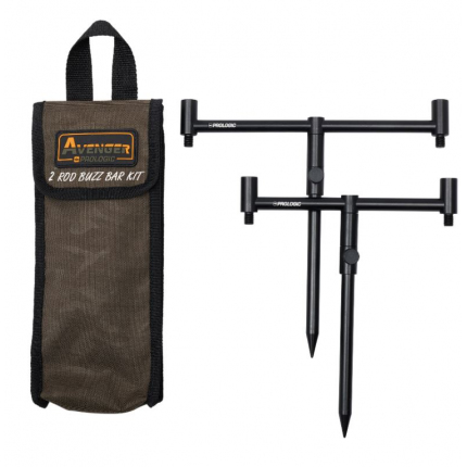 Prologic Hrazdy s vidličkama Avenger Rod Buzz Bar Kits & Carrycase 2Rod 20-34cm