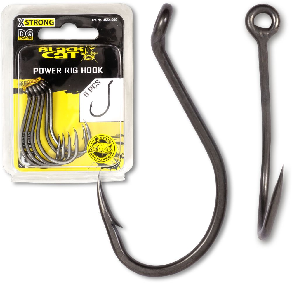 Black Cat #7/0 BLACK CAT POWER RIG HOOKS DG DG POVLAK 6KS