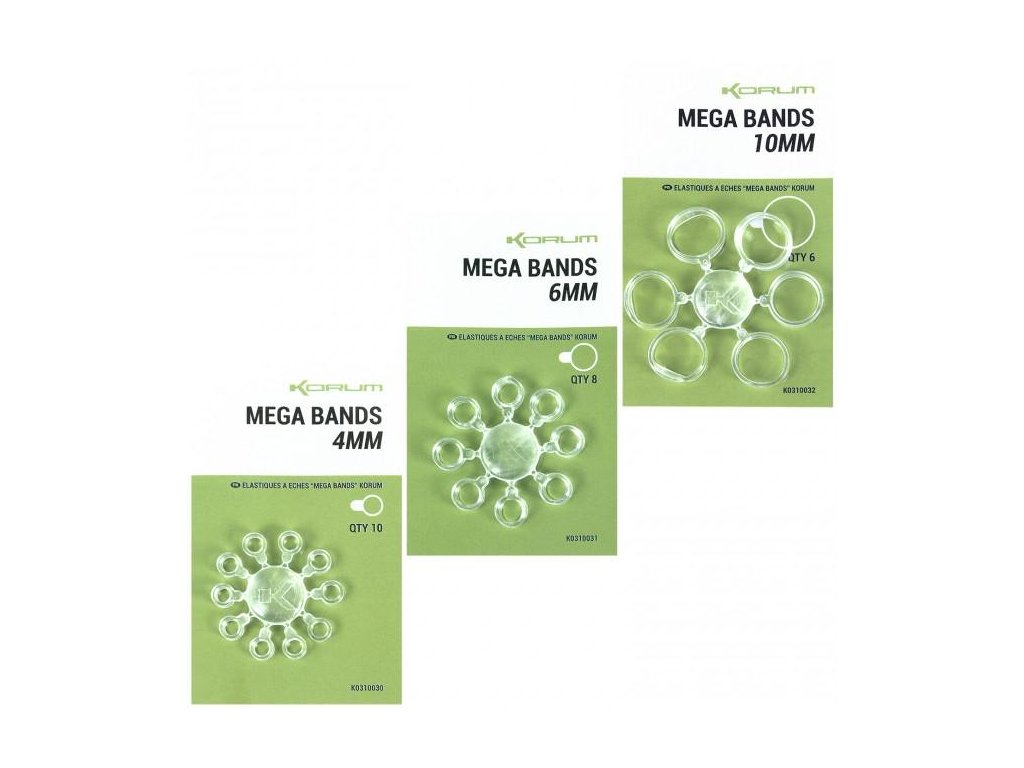 Korum Gumové kroužky Mega bands 6 mm