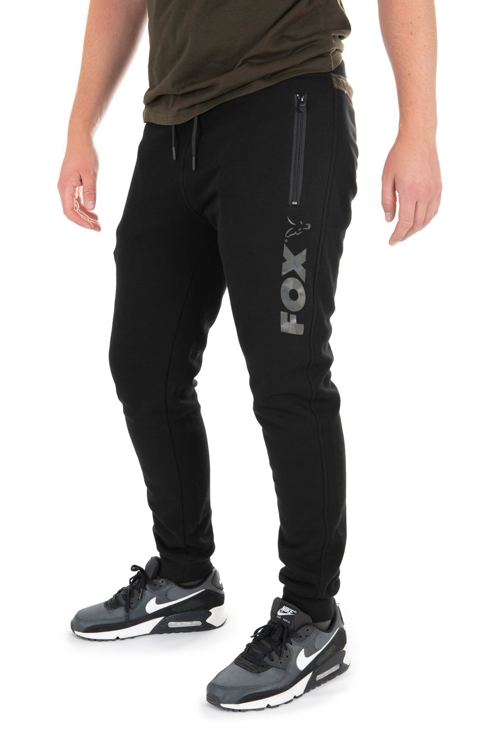 Fox Tepláky Black Camo Print Jogger