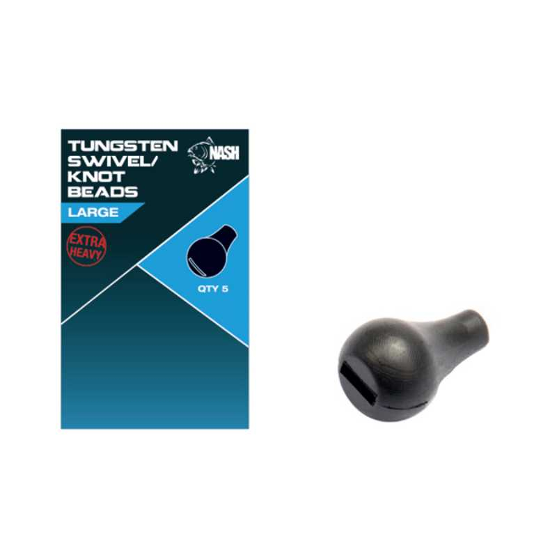 Nash Tungsten Swivel and Knot Bead Large