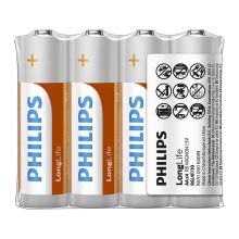 Baterie Philips AA 4ks