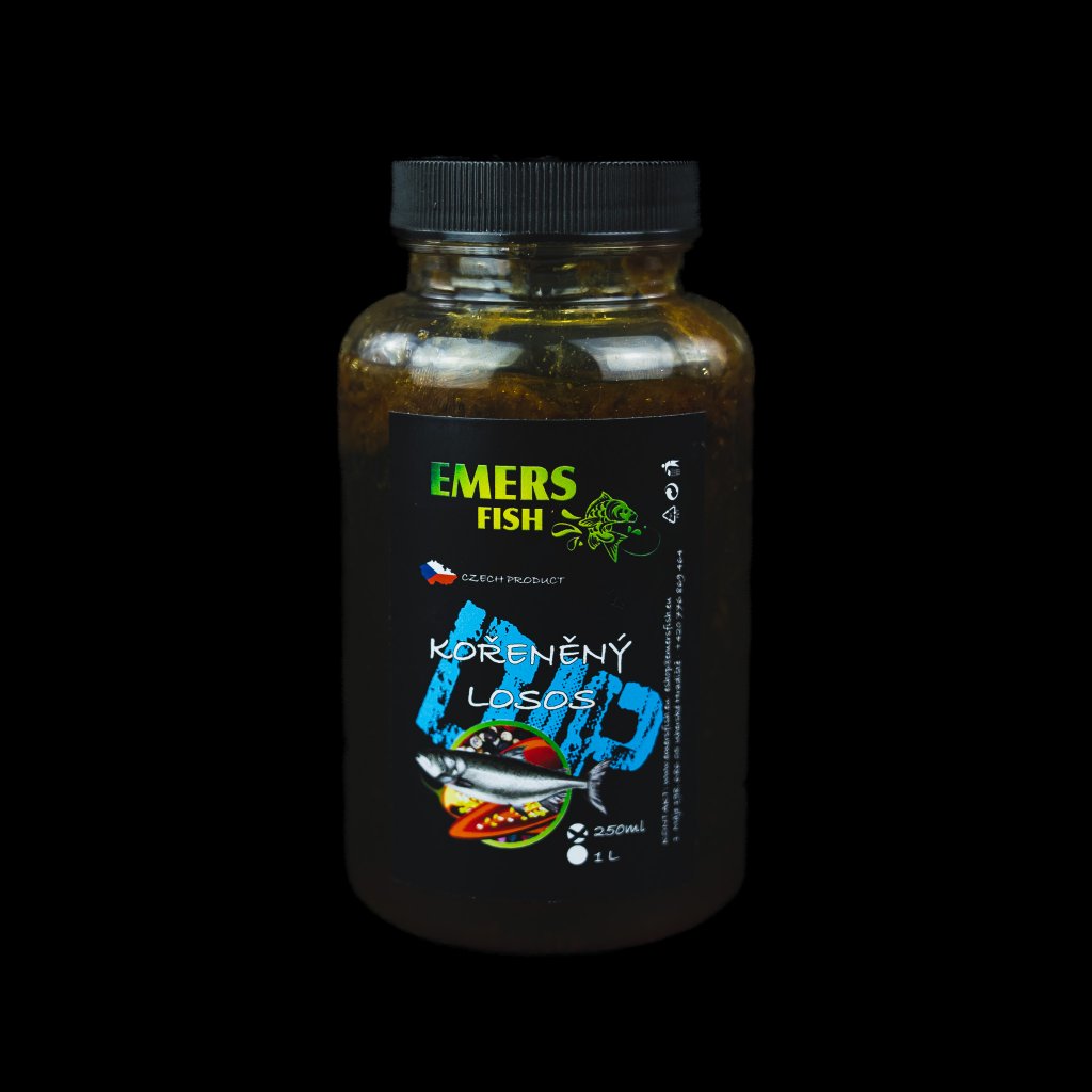 EMERS FISH DIPY Kořeněný Losos 250ml