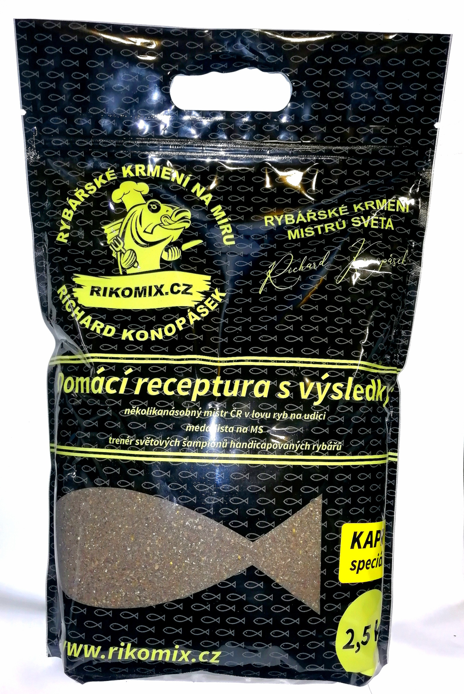Rybářské Krmení RICHARD KONOPÁSEK RIKOMIX KAPR SPECIÁL ČERNÉ 2,5KG