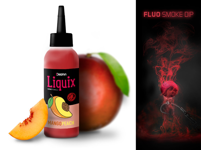 Fluo dip D SNAX LiquiX / Mango-Broskev