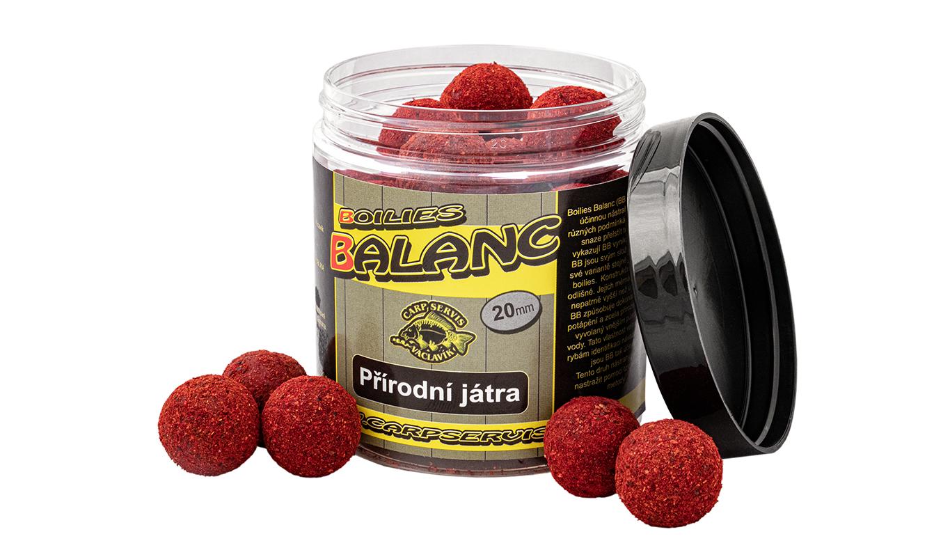 Václavík BOILIES BALANC - 120 G/20 MM/PŘÍRODNÍ JÁTRA