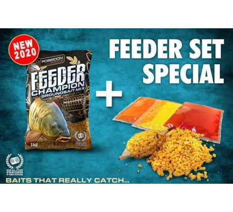 Poseidon Champion Feeder Edition + Liquid Sweet corn 1kg