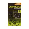 88536 fox international hacky carp hooks curve shank short vel 6
