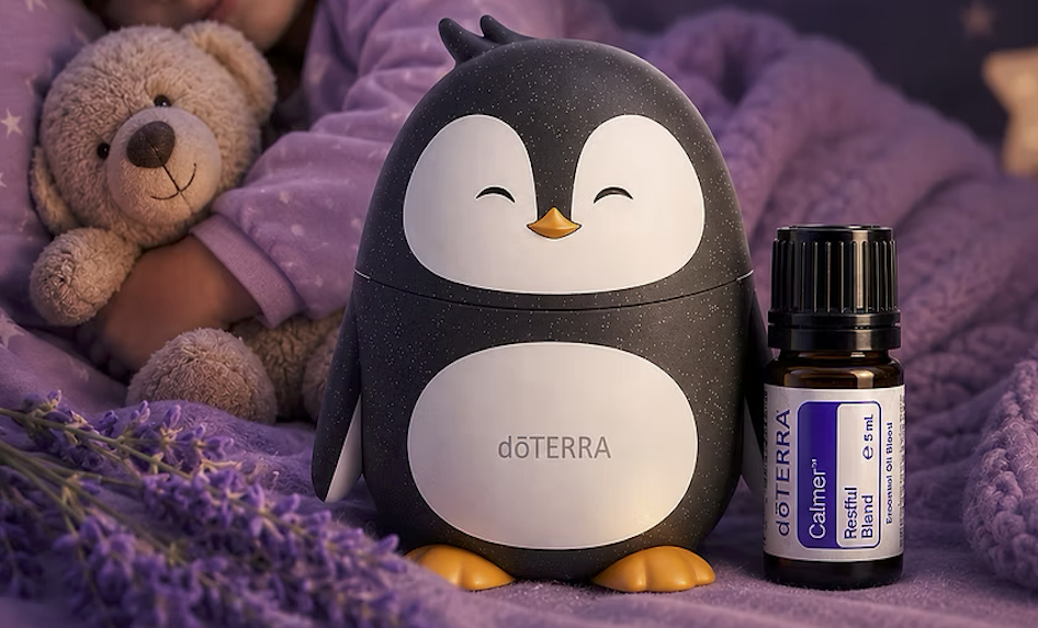 Difuzér dōTERRA Tučňák a dōTERRA Calmer™ (5 ml)