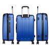 Blue set of suitcases 4 pcs