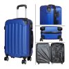 Blue set of suitcases 4 pcs