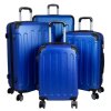 Blue set of suitcases 4 pcs