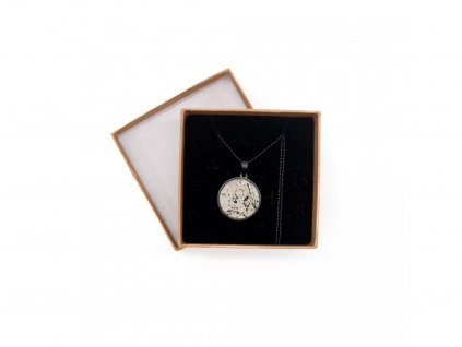 10215 2 nahrdelnik nerezova ocel s priveskem beton betonbeads