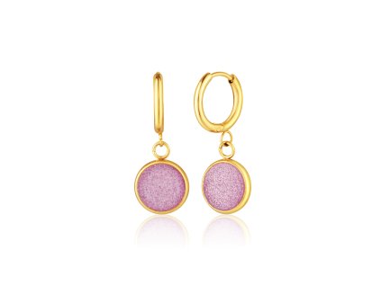 visací náušnice ve zlatém provedení