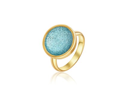 zlatý tyrkysový prsten
