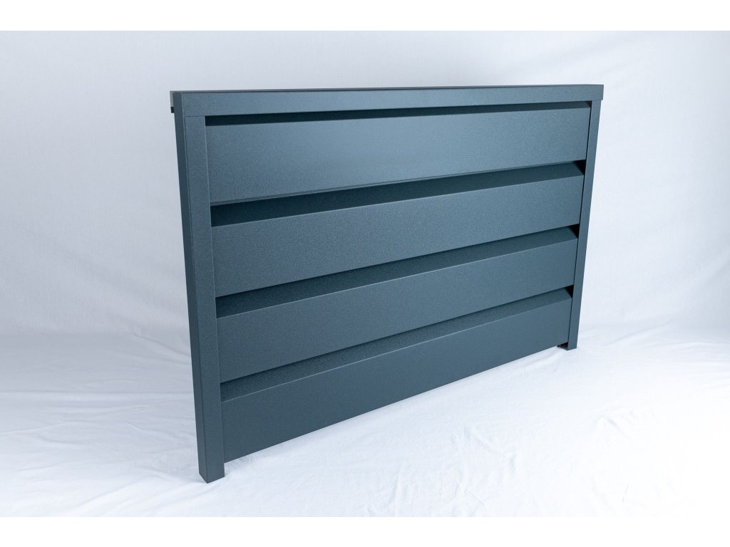 hliníkový plot antracit 180x55