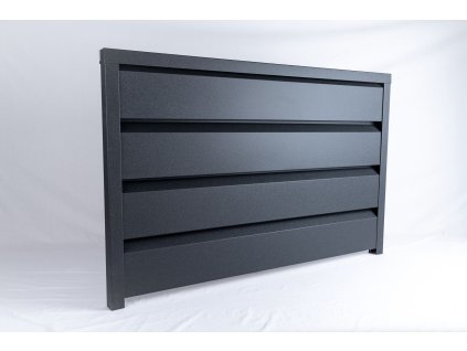 hliníkový dlhotrvácny plot čierny plot