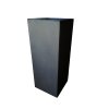 Antracitový betónový kvetináč 40x40x100 cm pre moderný exteriér a terasu