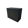 Antracitový betónový kvetináč 100x50x80 cm pre moderný exteriér a terasu